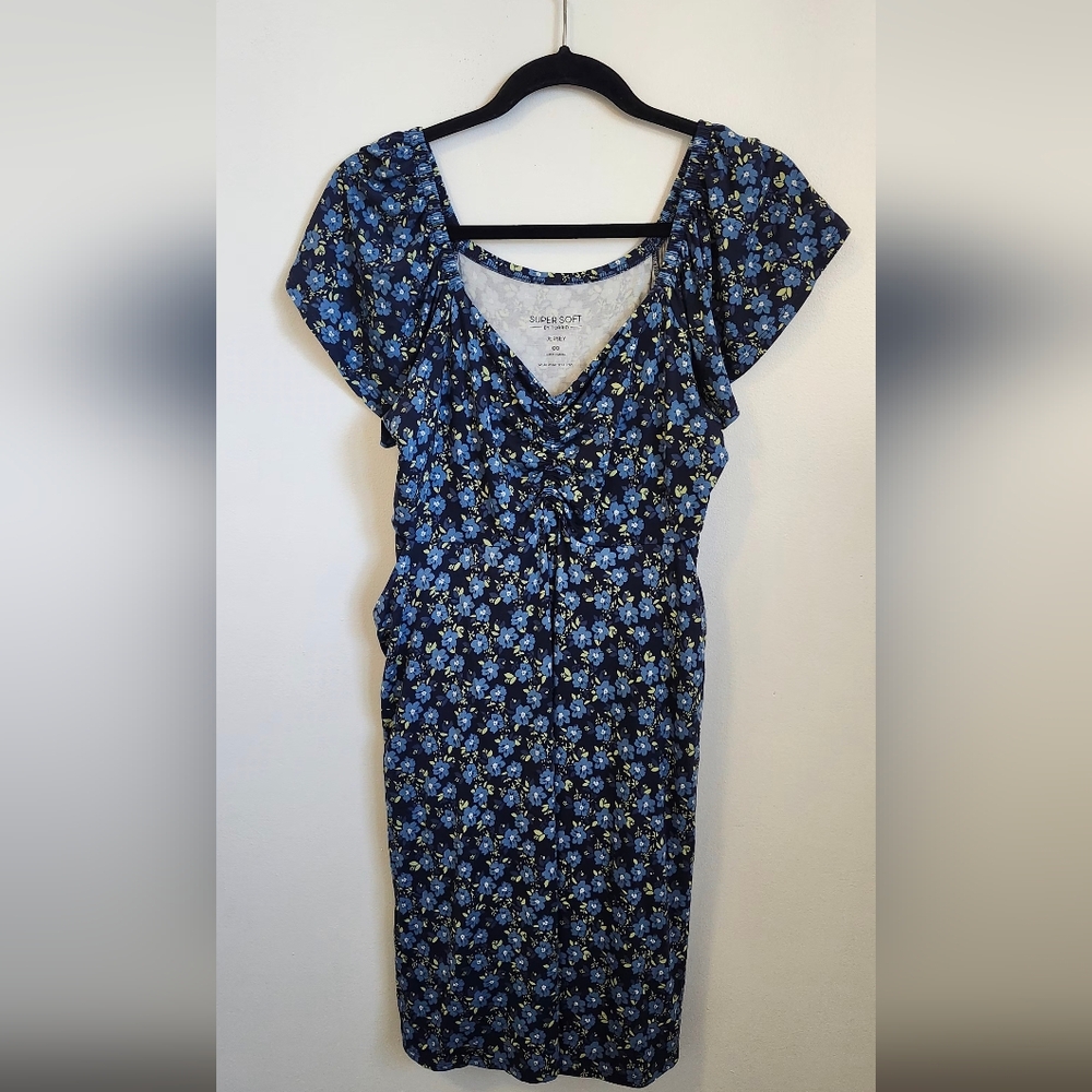 Torrid Navy Floral Dress